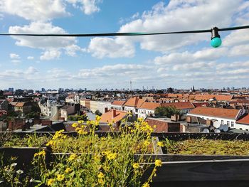 Cityscape against sky