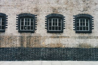 View of brick wall