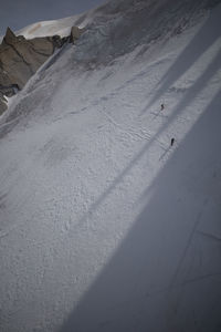 Scenic view of snow covered landscape