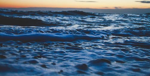 Close-up of wave in sea