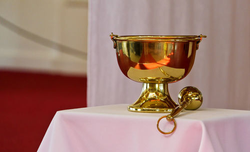 Holy item of worship and decoration for communion  in a church
