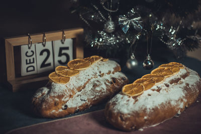 Christmas stollen