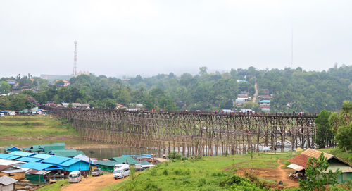 Scenic view of river against sky