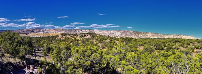 Escalante petrified forest state park views from hiking trail of the surrounding area lake utah