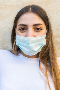 Portrait of a beautiful young woman