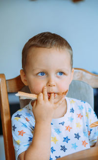 Portrait of cute baby boy