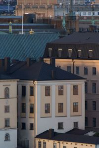 Houses in city