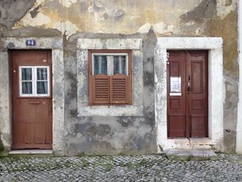 Exterior of old building