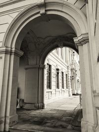Entrance of historic building