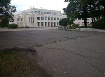 View of building in city