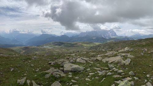 Panoramic view of landscape against sky