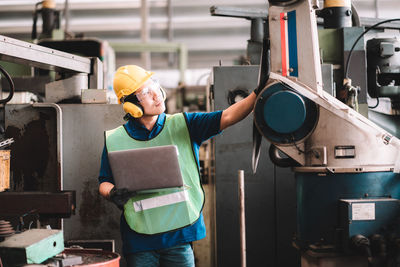 Man working in factory