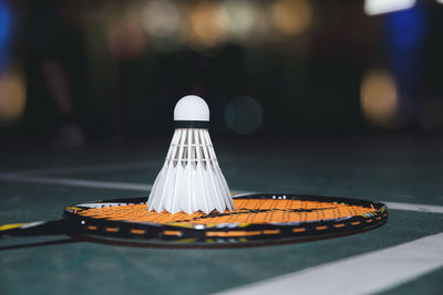 Close-up of cake on table