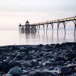 Pier on sea