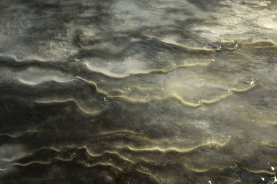 Full frame shot of rocks in water