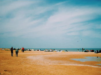 People at beach