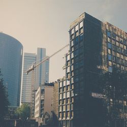 Low angle view of modern building