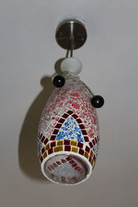 Close-up of illuminated lamp