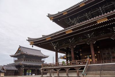 Low angle view of temple