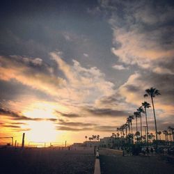 Scenic view of sky at sunset