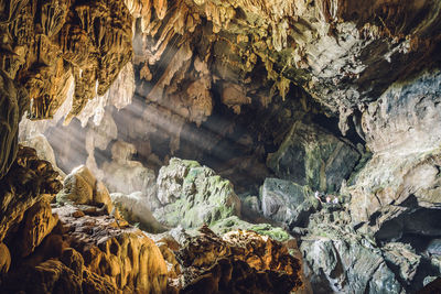 Panoramic view of cave