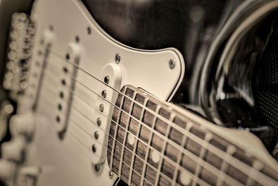 Close-up of guitar