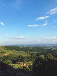 Scenic view of landscape against sky