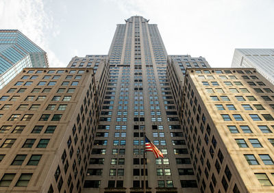 Low angle view of buildings against sky