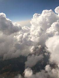 Low angle view of clouds in sky
