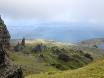 Rocky landscapes of scotland, isle of skye