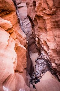 Rock formations in cave