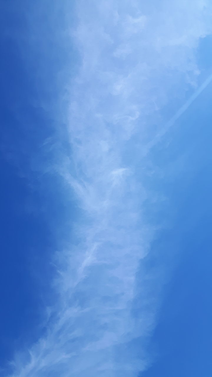 LOW ANGLE VIEW OF BLUE SKY