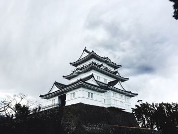 Low angle view of temple