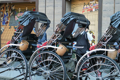 Man cycling on bicycles