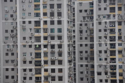 Full frame shot of apartment building