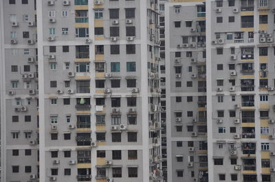 Full frame shot of apartment building