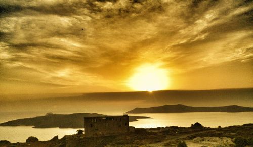 Scenic view of sunset