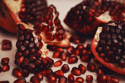 Close-up of strawberry on table