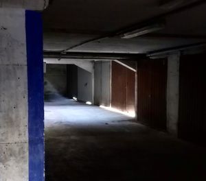 Interior of abandoned building