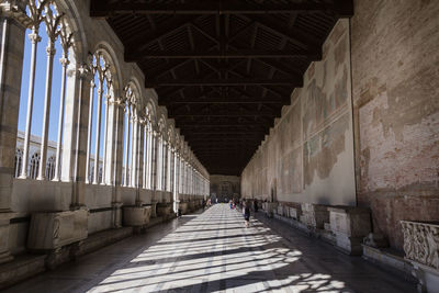 Corridor of building