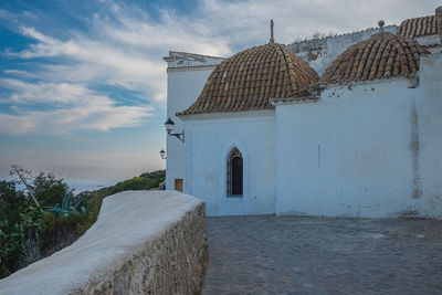 Low angle view of church against sky