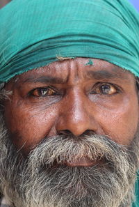 Close up portrait of a daily wage worker