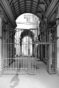 Entrance of building