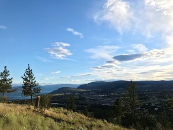 Scenic view of landscape against sky