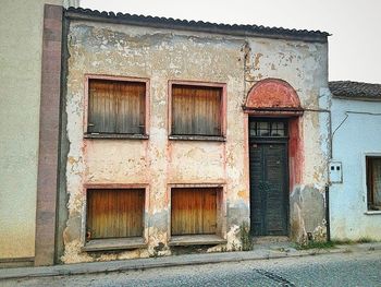 Exterior of old building