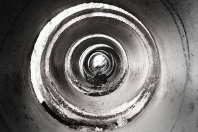 High angle view of tire