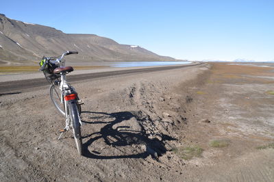 Bicycle on the road