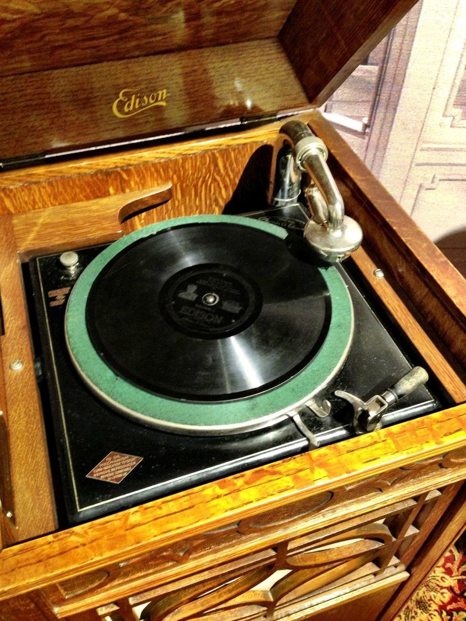 indoors, old-fashioned, metal, technology, high angle view, table, wood - material, close-up, retro styled, equipment, machinery, antique, old, still life, no people, metallic, sink, directly above, connection, the past