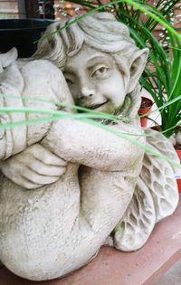 Close-up of a sculpture