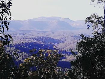 Scenic view of mountains